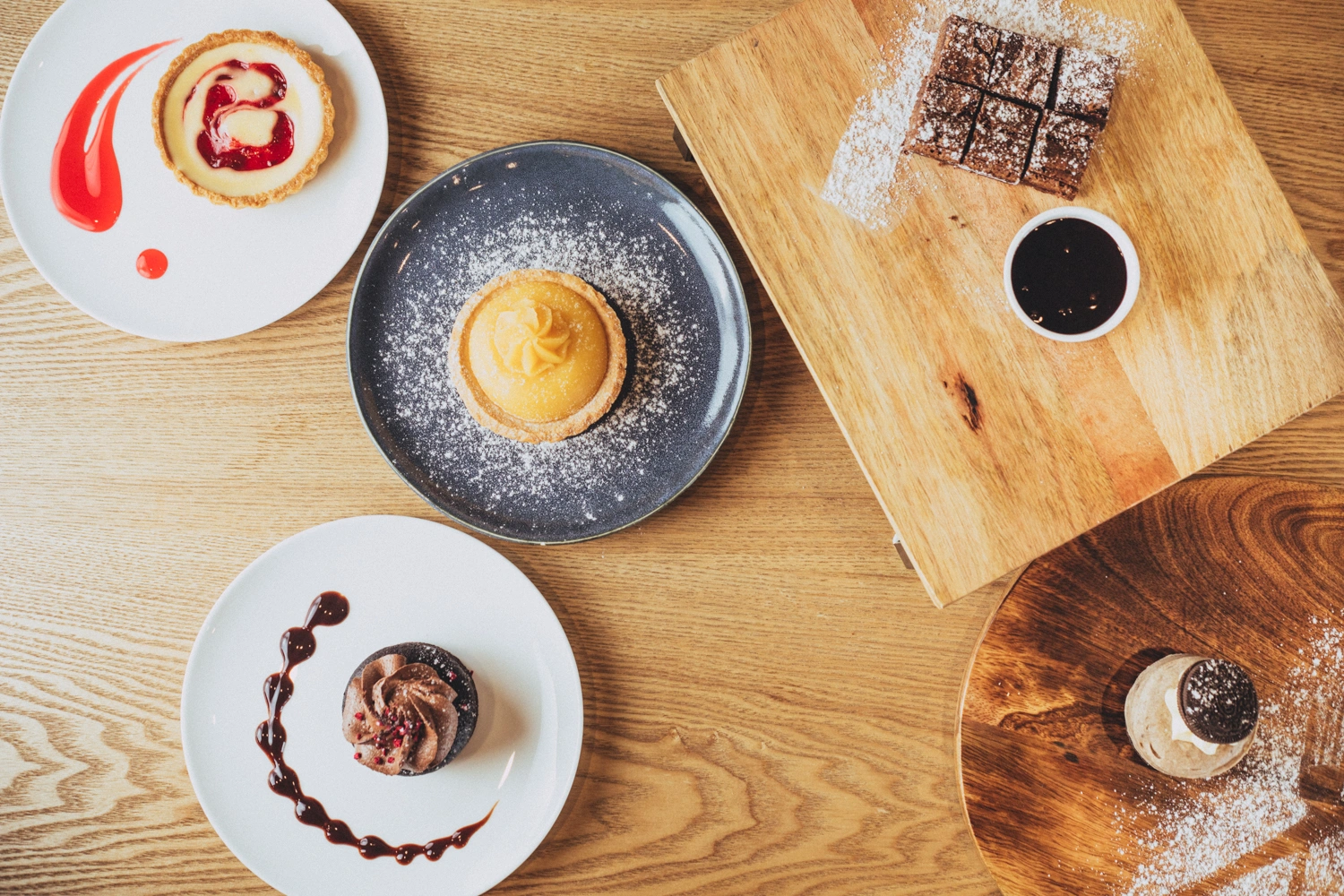 Dessert selection